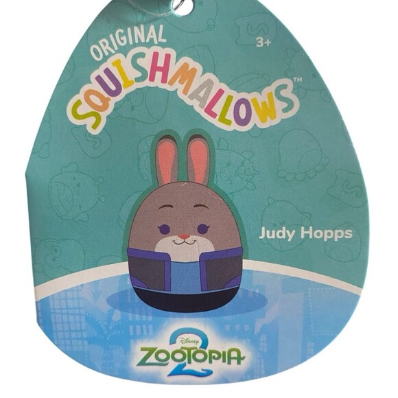 Squishmallows Lot of 2 Disney Zootopia 2 Judy Hopps & Nick Wilde Size 6" Plush - Picture 6 of 7